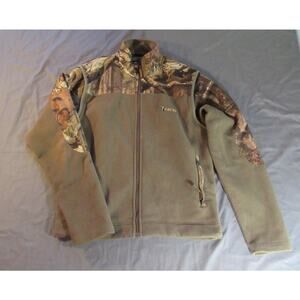 Rocky Camo Fleece Jacket Men M Convertible Zip Off Sleeves Hunting Outdoor Vest